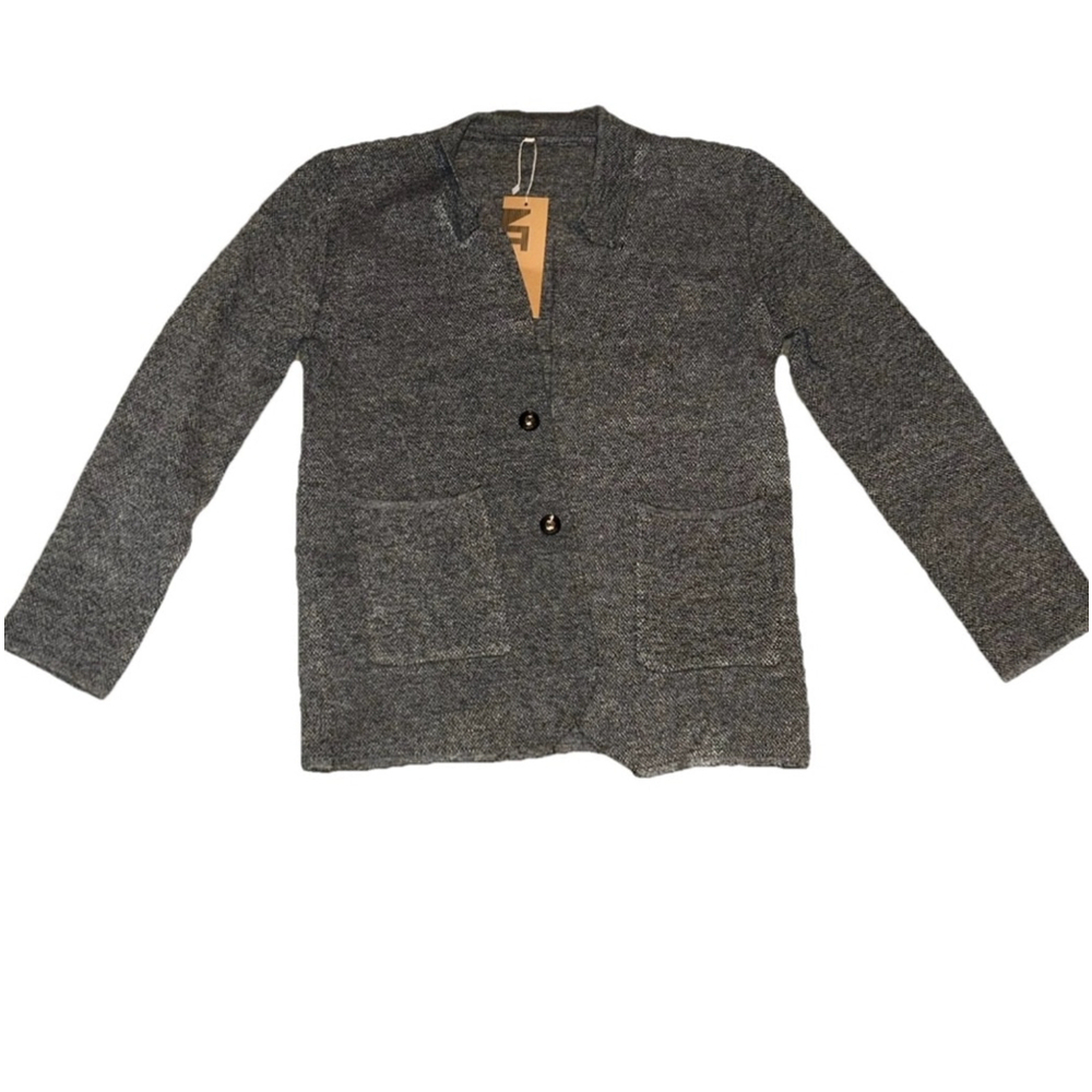 Women's NITAGUT Gray Knit Blazer Size Small